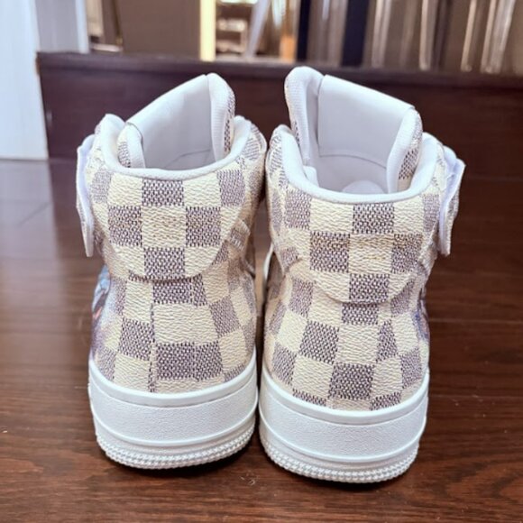 Nike Air Force 1 Mid Louis Vuitton By Virgil Abloh Graffiti - Picture 4 of 5